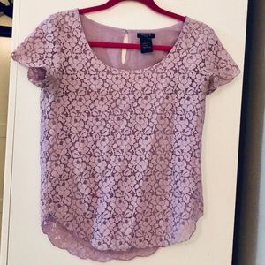 Purple lace Talula by Aritzia blouse